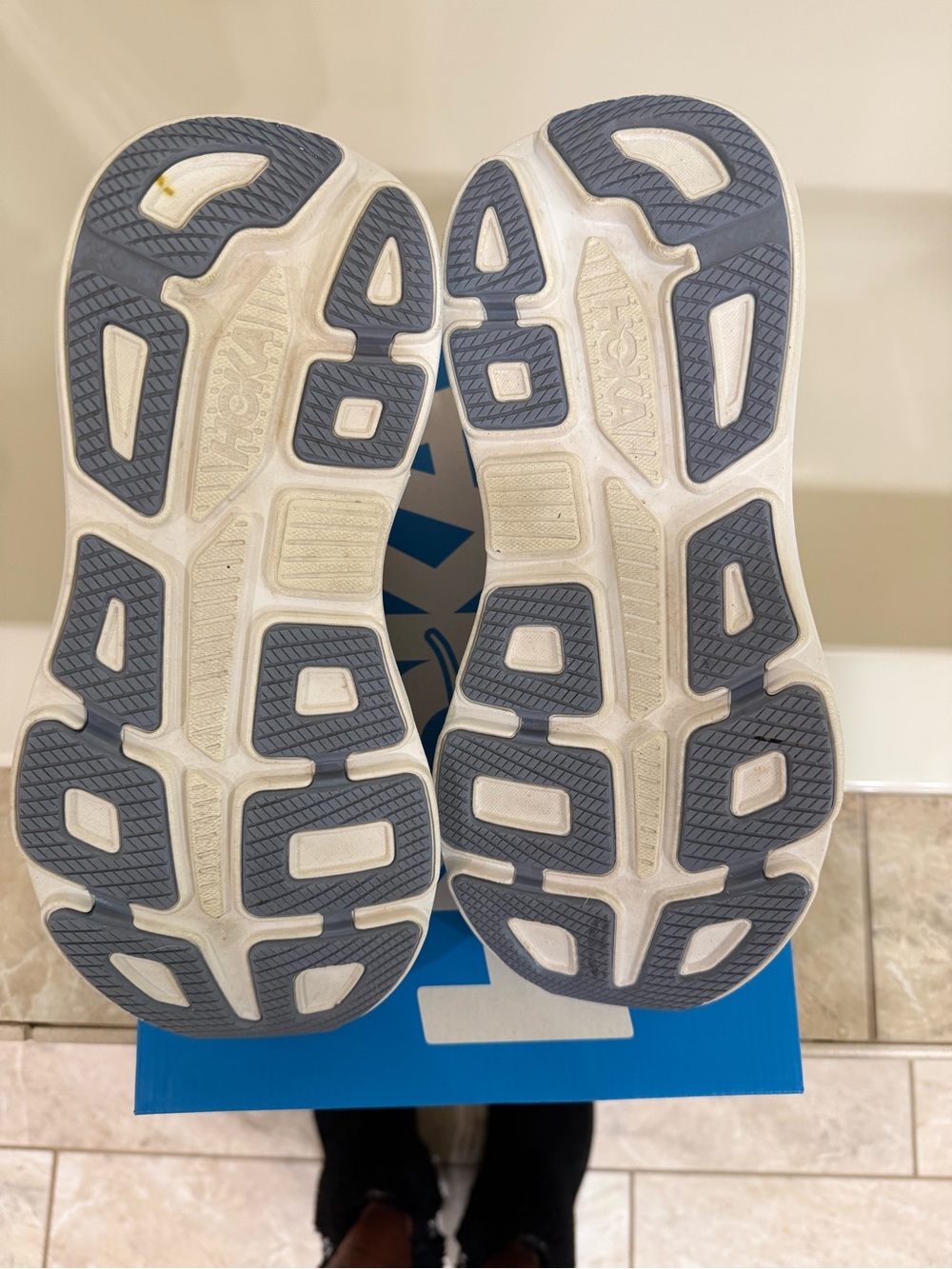 HOKA BONDI 9 VARSITY NAVY/NAUTICAL DUSK SIZE 10B! - Picture 14 of 16